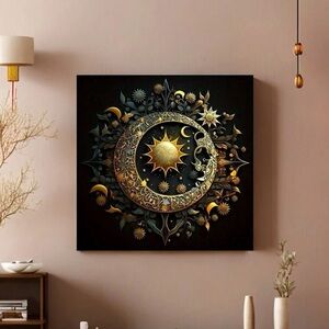 Celestial Sun Moon Flowers 🌻☀️ 🌙 Diamond Painting Kits Art Set 20 X 20 cm New!